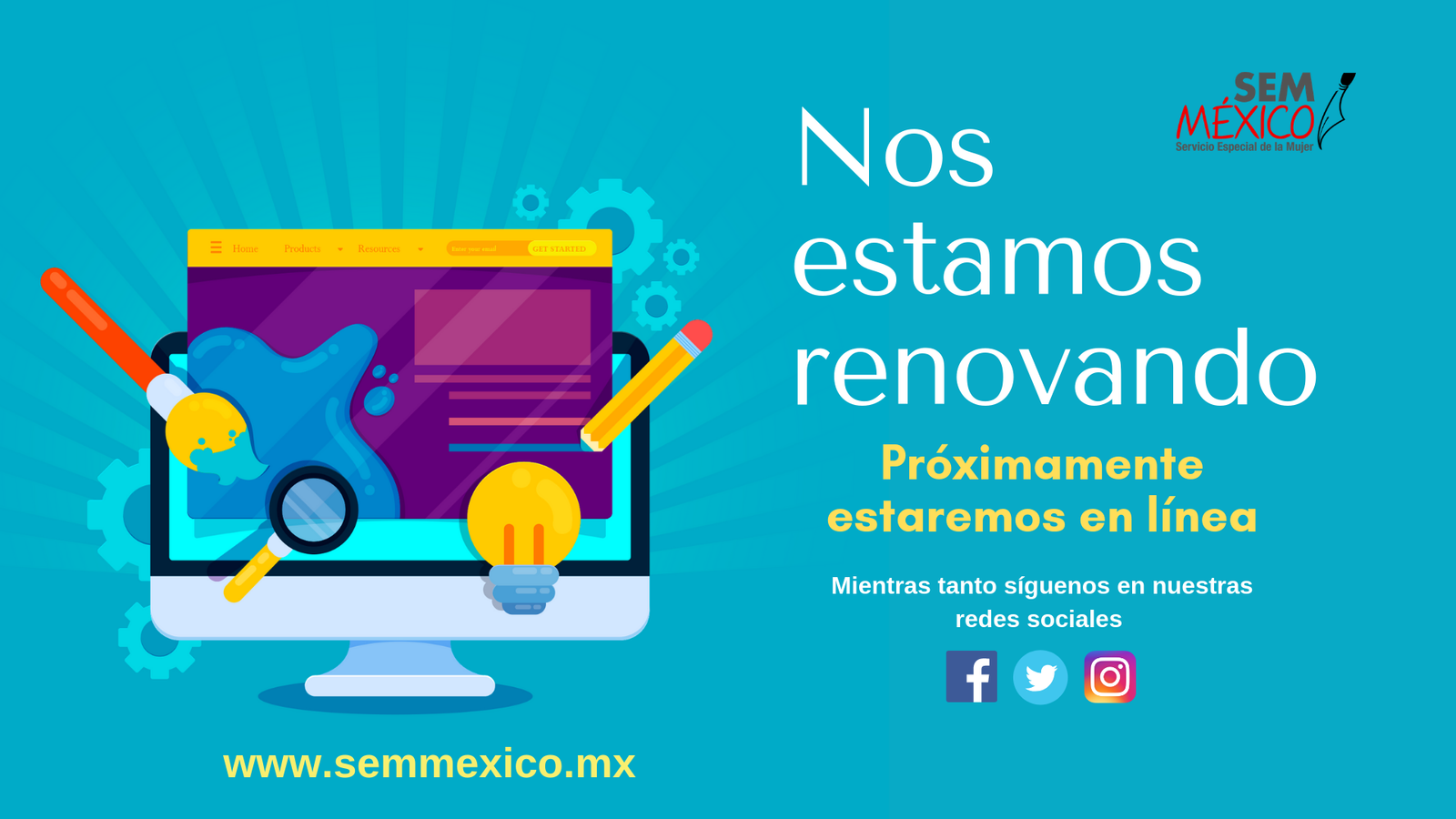 Nos estamos renovando