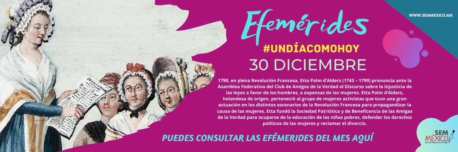 30 de diciembre 2