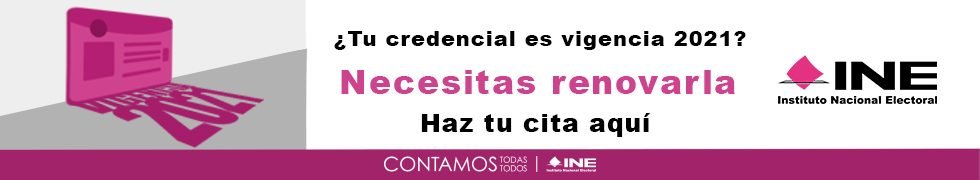 980 x 180 Renovación de credencial