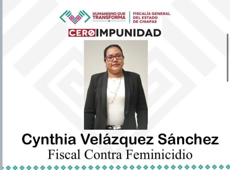 Chiapas: Rechazan a fiscala contra feminicidios, defendió a sentenciado por trata