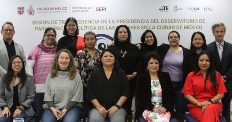 Asume la Secretaría de las Mujeres presidencia del Observatorio de Participación Política de las Mujeres de la Ciudad de México