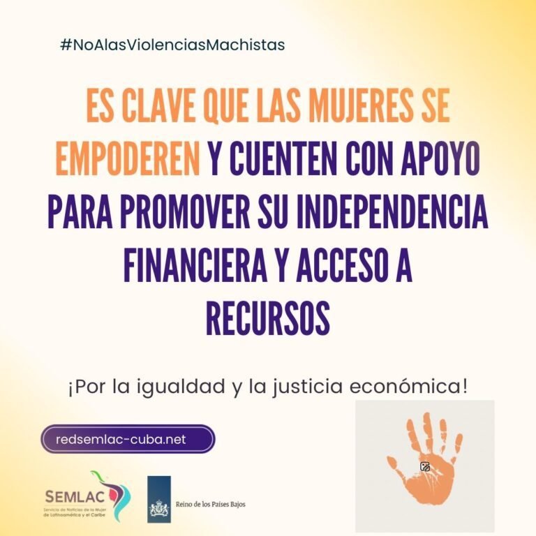16 días de activismo: Independencia Económica y Violencia Sexual