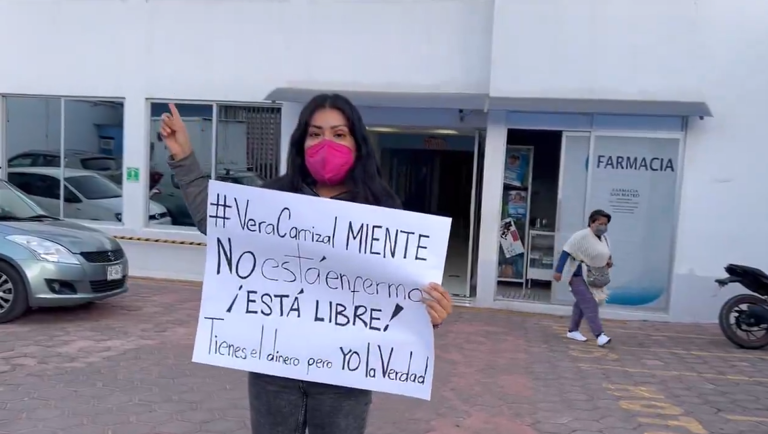 Juan Vera Carrizal no está enfermo, está libre, alerta María Elena Ríos 