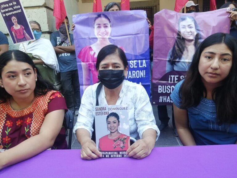 Desaparición de Sandra Domínguez resultado de la crisis de derechos humanos en Oaxaca 