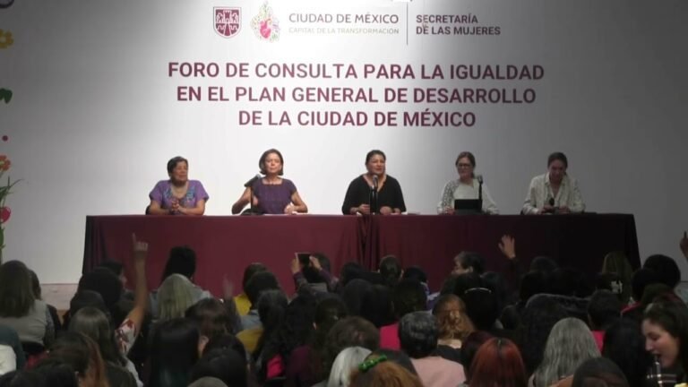 En la Ciudad de México las mujeres privilegian el diálogo para tomar acuerdos, así discuten para el plan de Igualdad dentro del Plan General de Desarrollo