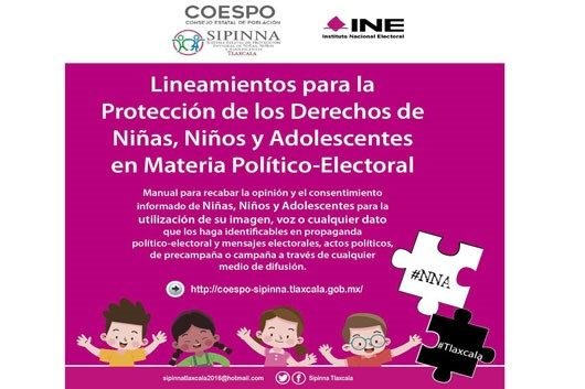 Reglas para la protección de niñas, niños y adolescentes en materia de propaganda y mensajes electorales para el PEEPJ 2025