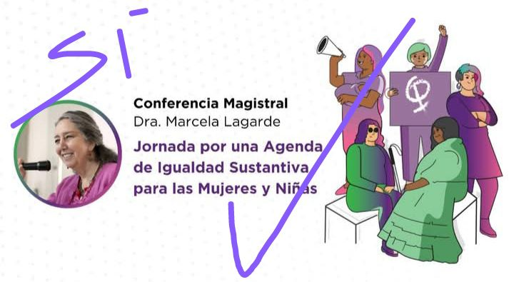 Marcela Lagarde no estás sola! Sororidad de feministas con la académica