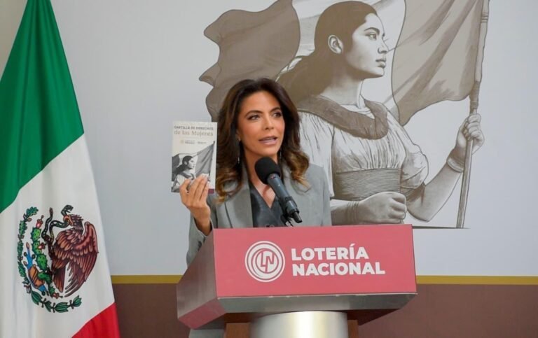 Inicia en junio la promoción de la Cartilla de Derechos de las Mujeres en los “cachitos” de Lotería Nacional