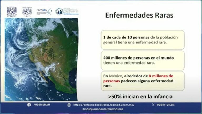 80 por ciento de las enfermedades raras son de origen genético