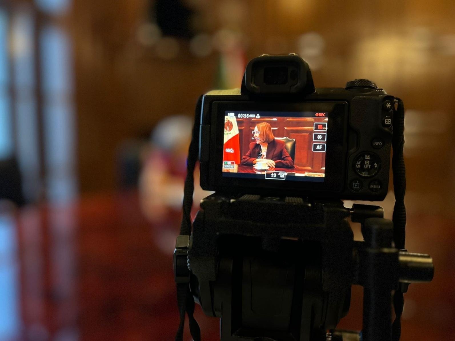 Laura Itzel Castillo Juárez, presidenta de la Mesa Directiva del Senado, dice que en la reforma política no habrá ni un paso atrás en la paridad de género, pero espera un debate hasta rijoso