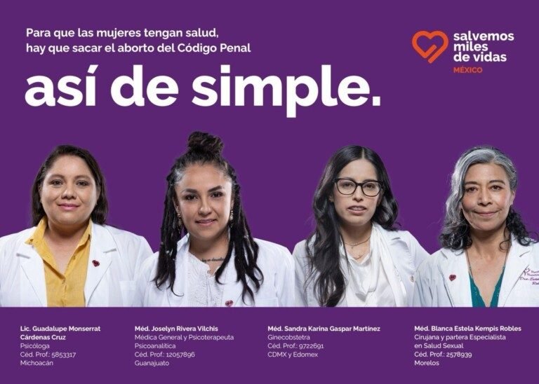 Exigen tratar el aborto como un asunto de salud pública, fuera del Código Penal