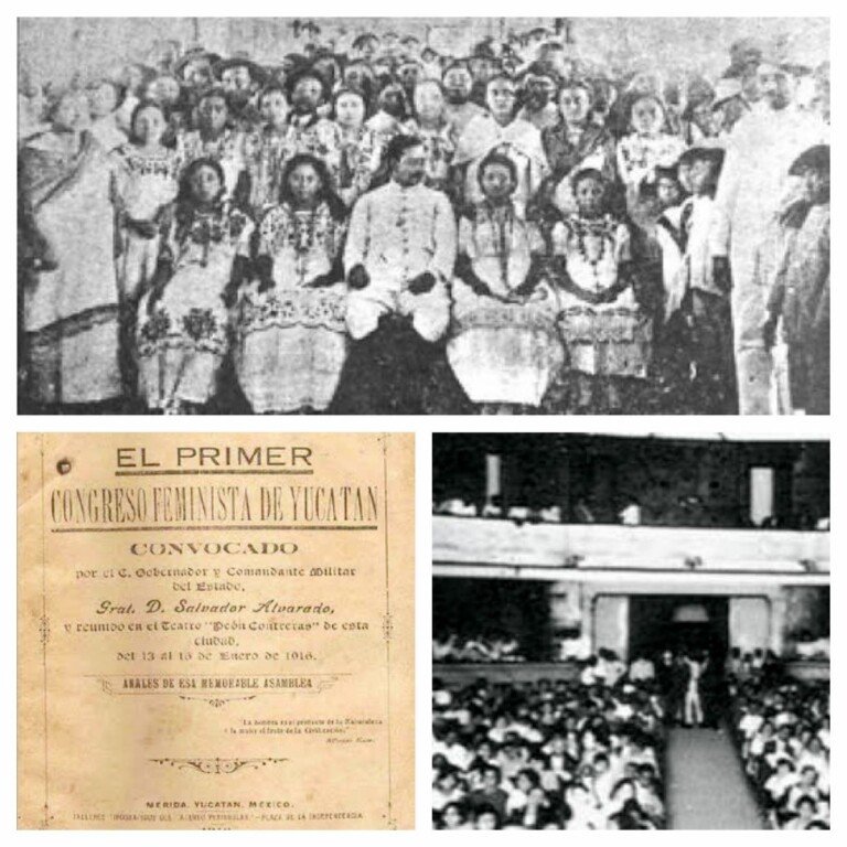 El Senado de la República conmemora el Primer Congreso Feminista de Yucatán que  cumple 110 Aniversario  este 16 de enero