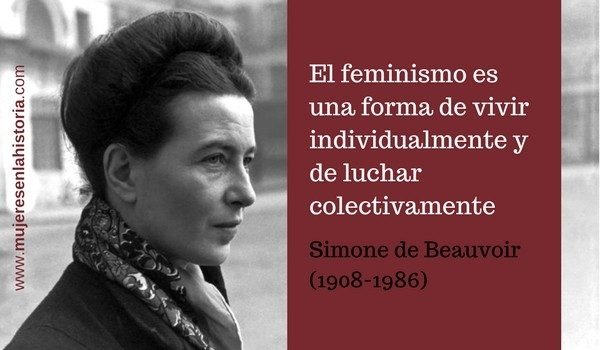 Recordar y leer a Simone de Beauvoir en el 118 aniversario de su nacimiento