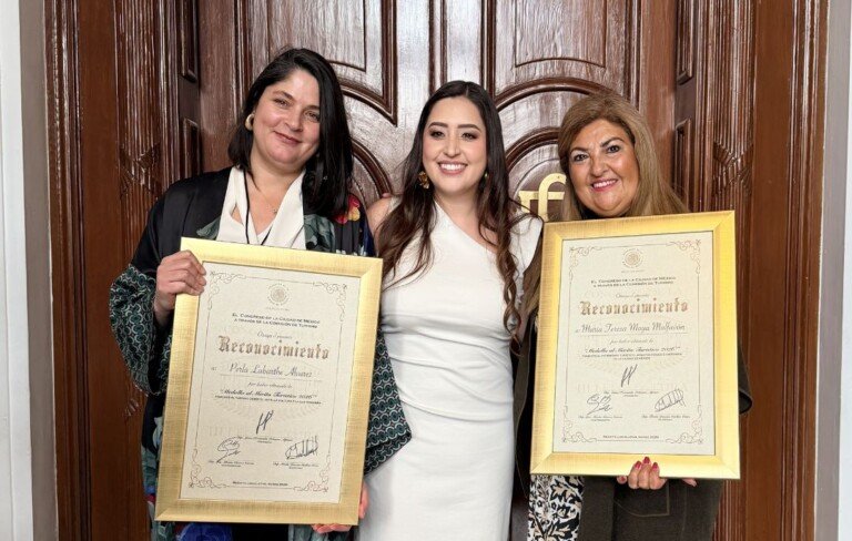 Directoras de los Museos Frida Kahlo y Diego Rivera Anahuacalli reciben la Medalla al Mérito Turístico 2026 