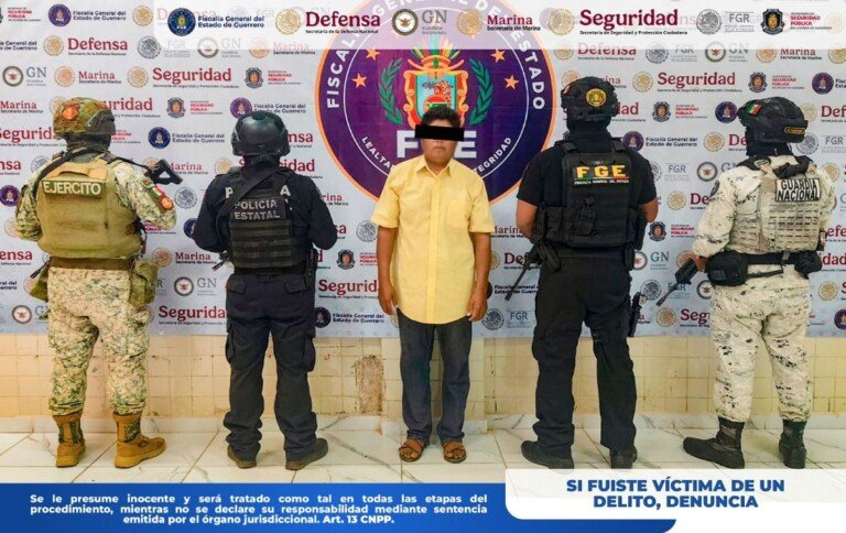 Detienen a un hombre por violación agravada cometida en Guerrero