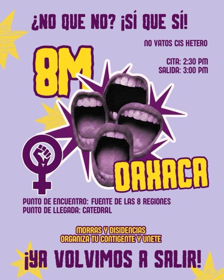 Marcha del 8M en la CDMX, denuncia frente a la impunidad