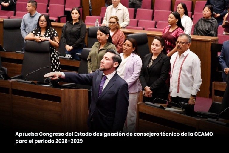 Aprueba Congreso de Oaxaca integración deconsejero técnico de la CEAMO 