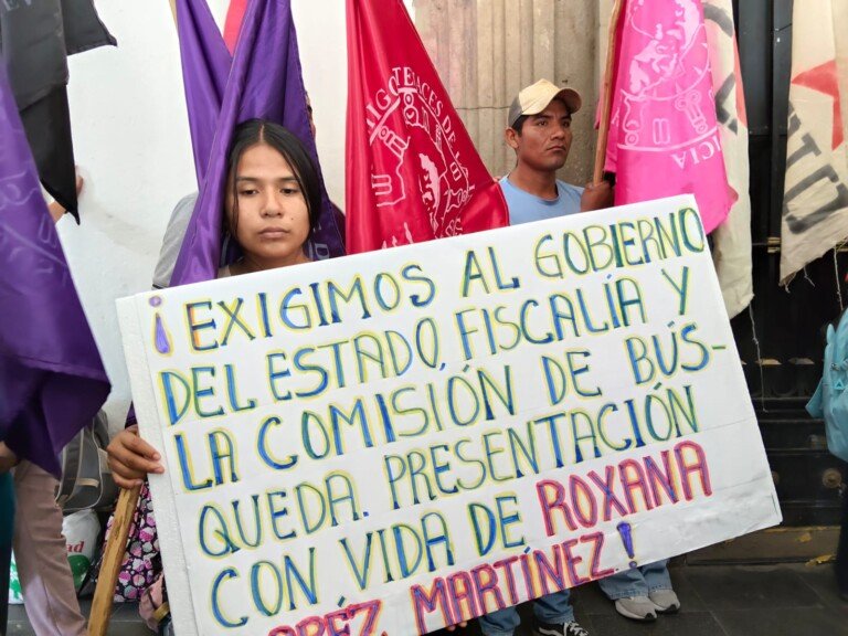 Piden respuestas a Fiscalía de Oaxaca sobre la desaparición de Roxana López