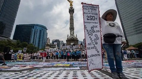 Dignidad Nacional:  madres buscadoras pueblan toda la República