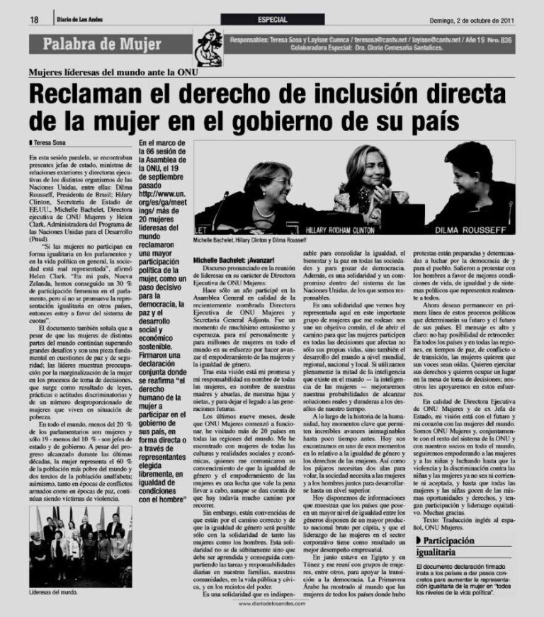 Libertad de prensa e igualdad: el impacto del deterioro informativo sobre las mujeres